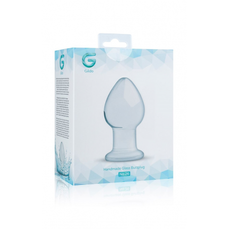 Стеклянная анальная пробка Gildo Glass Buttplug No. 26