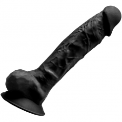 Фаллоимитатор SilexD Vetus Black (MODEL 1 size 8in), цвет: черный