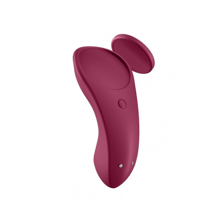 Смарт-вибратор в трусики Satisfyer Sexy Secret, цвет: малиновый