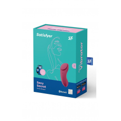 Смарт-вибратор в трусики Satisfyer Sexy Secret, цвет: малиновый