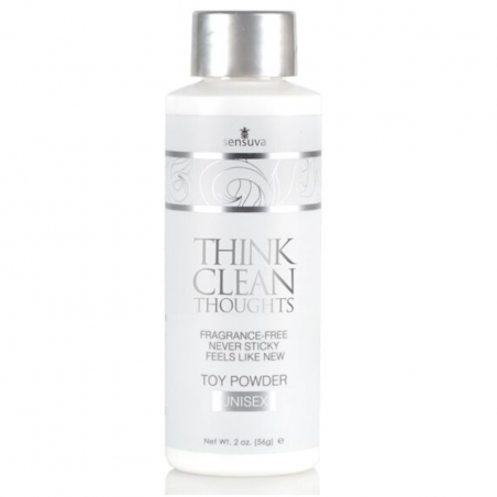 Пудра для ухода за игрушками Sensuva Think Clean Thoughts Toy Powder