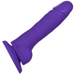 Реалистичный фаллоимитатор Strap-On-Me SOFT REALISTIC DILDO Violet, цвет: фиолетовый