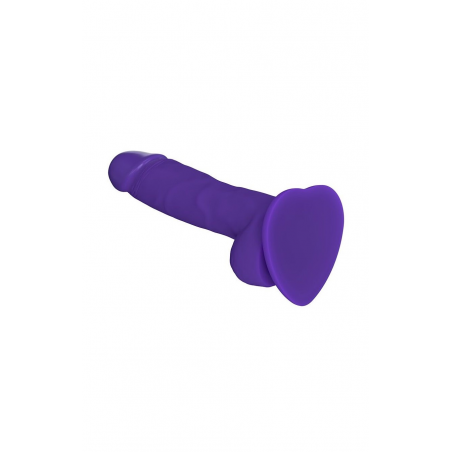 Реалистичный фаллоимитатор Strap-On-Me SOFT REALISTIC DILDO Violet, цвет: фиолетовый