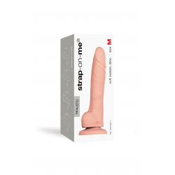 Реалистичный фаллоимитатор Strap-On-Me SOFT REALISTIC DILDO Vanilla, цвет, телесный