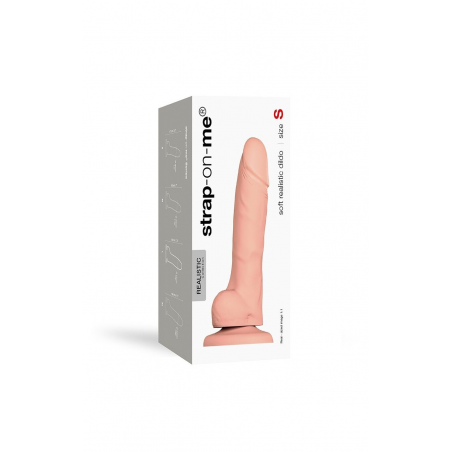 Реалистичный фаллоимитатор Strap-On-Me SOFT REALISTIC DILDO Vanilla, цвет, телесный