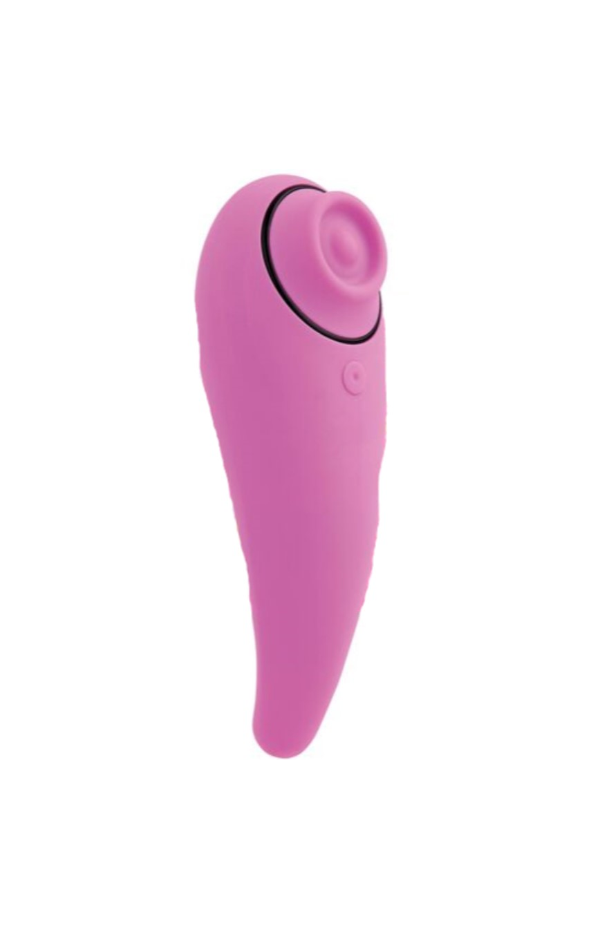 Пульсатор FeelzToys - FemmeGasm Tapping & Tickling Vibrator Pink, цвет: розовый