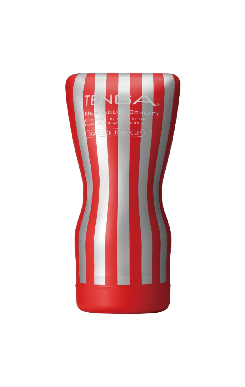 Мастурбатор Tenga Squeeze Tube Cup (мягкая подушечка) сдавливаемый