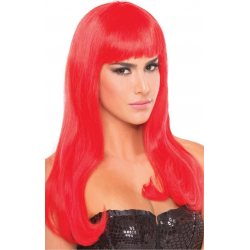 Парик Be Wicked Wigs - Pop Diva Wig - Red, цвет: красный