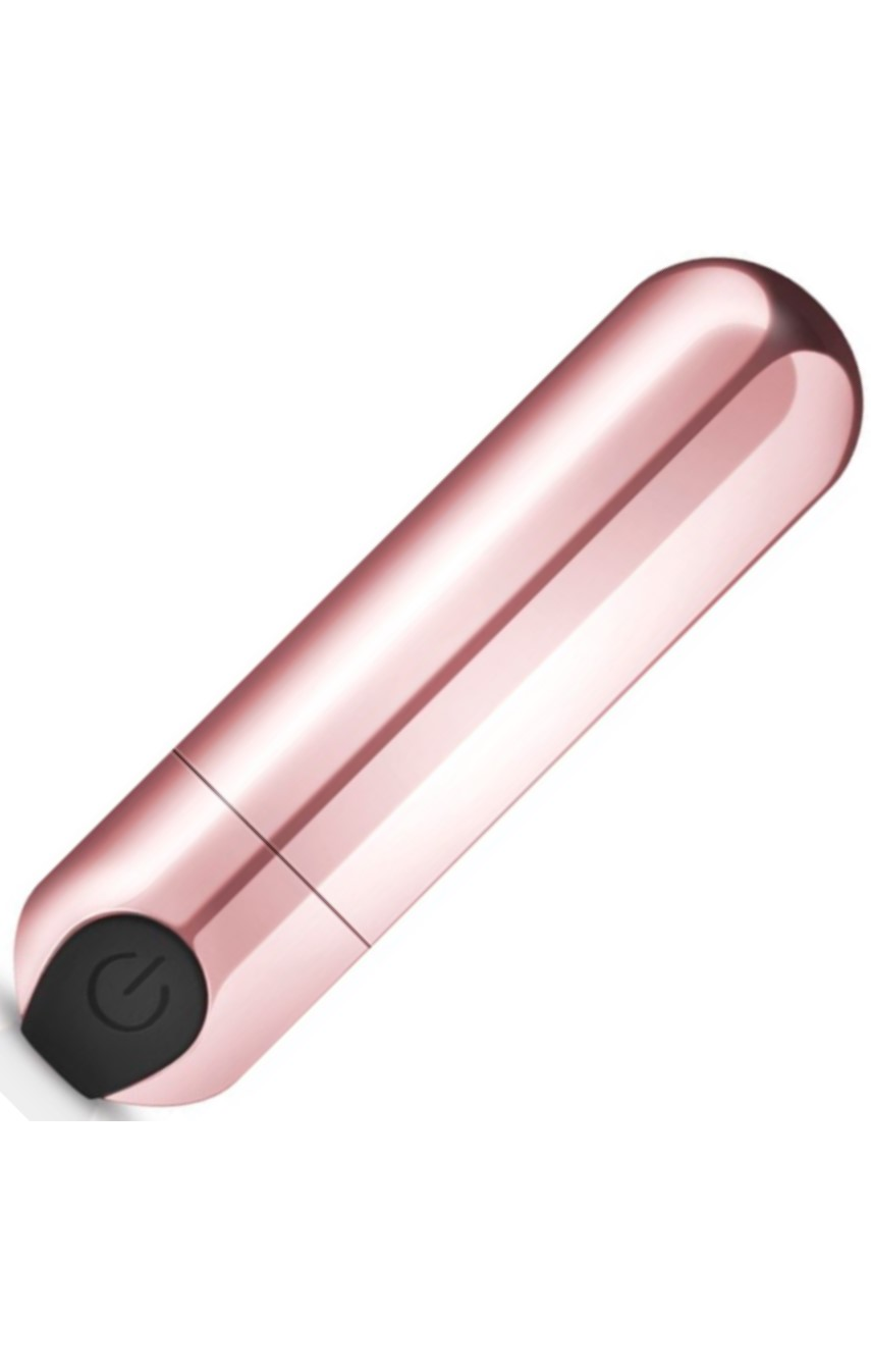 Вибропуля Rosy Gold - Nouveau Bullet Vibrator, цвет: золотистый