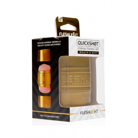 Мастурбатор Fleshlight Quickshot STU, цвет: розовый