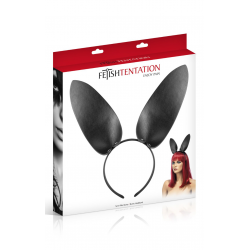 Ушки зайки Fetish Tentation Bunny Headband, цвет: черный