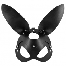 Маска зайки Fetish Tentation Adjustable Bunny Mask, цвет: черный