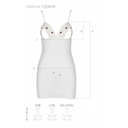 Сорочка с вырезами на груди + стринги LOVELIA CHEMISE