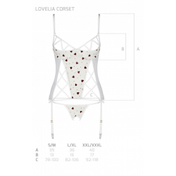 Корсет с подвязками + стринги LOVELIA CORSET 