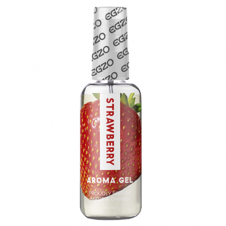 Оральный гель-лубрикант AROMA GEL - Strawberry