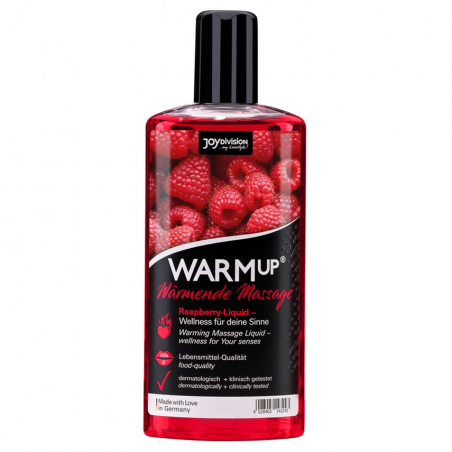 Масажна олійка - WARMuр Raspberry, 150 мл