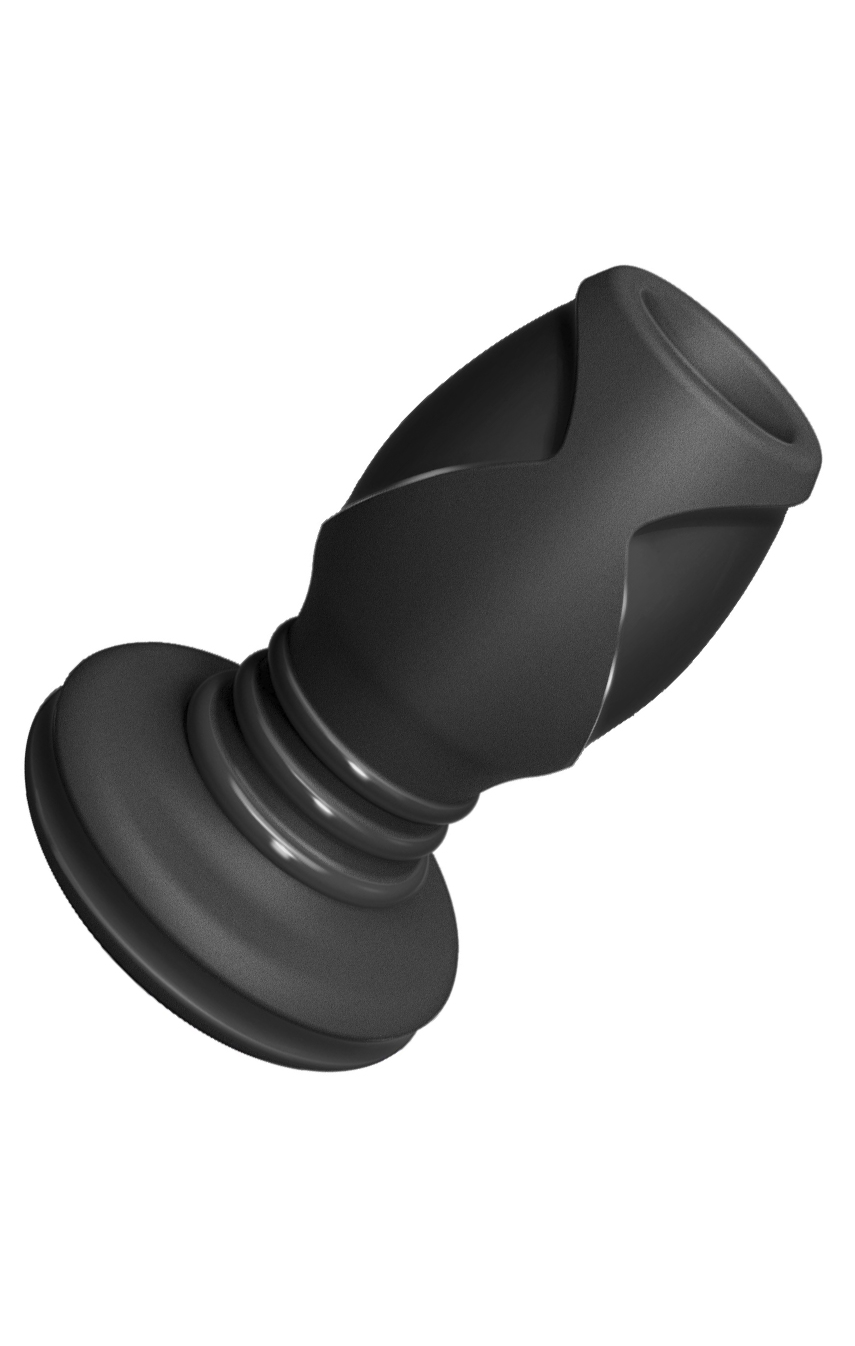 Анальный туннель Doc Johnson Platinum Premium Silicone - The Stretch - Black