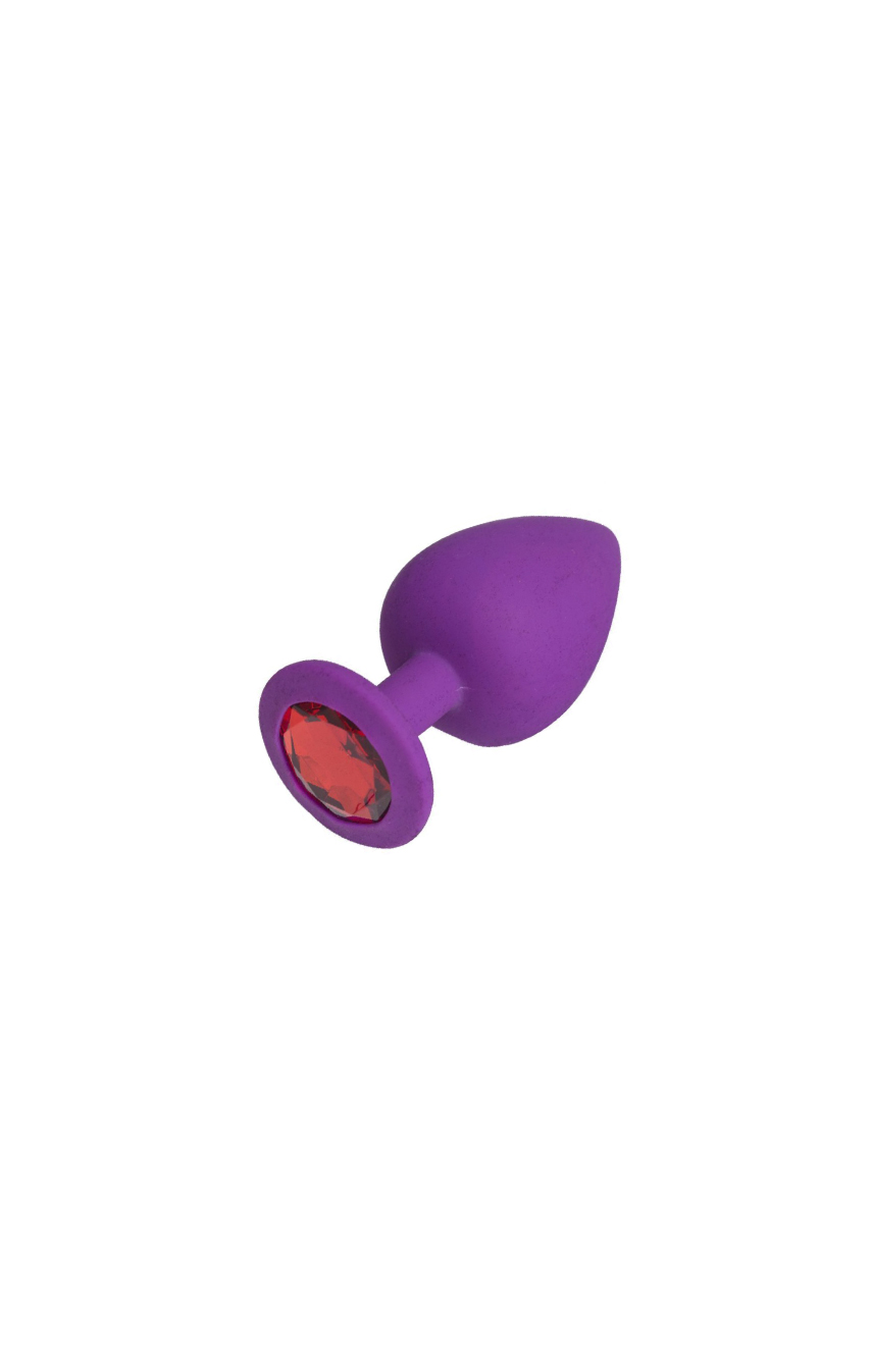 Анальная пробка, Purple Silicone Ruby
